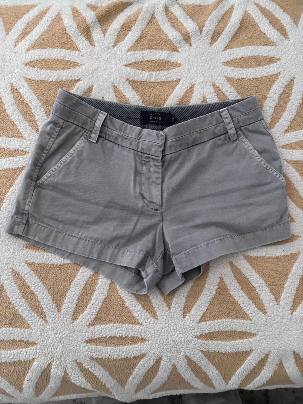 J. Crew Gray Chino Bermuda Shorts